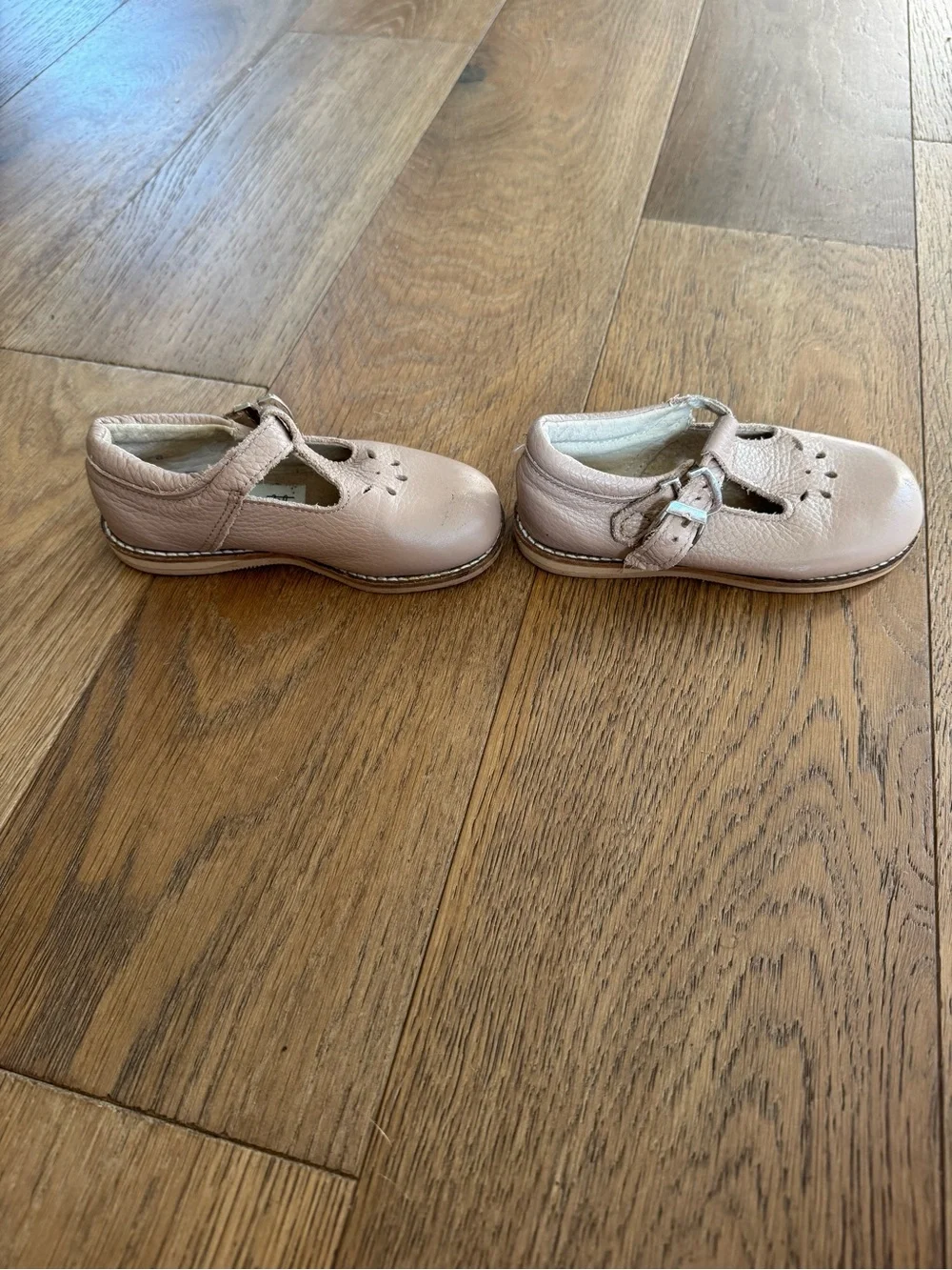 Mon Petit Mary Jane Nude Pink Kids Dress Shoes Size Toddler 7